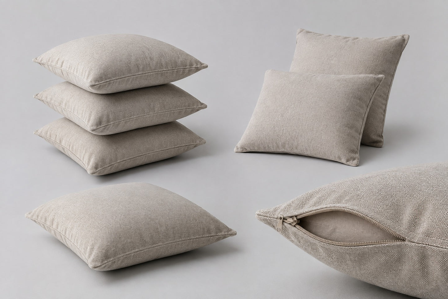 Linen Pillow Sham Set