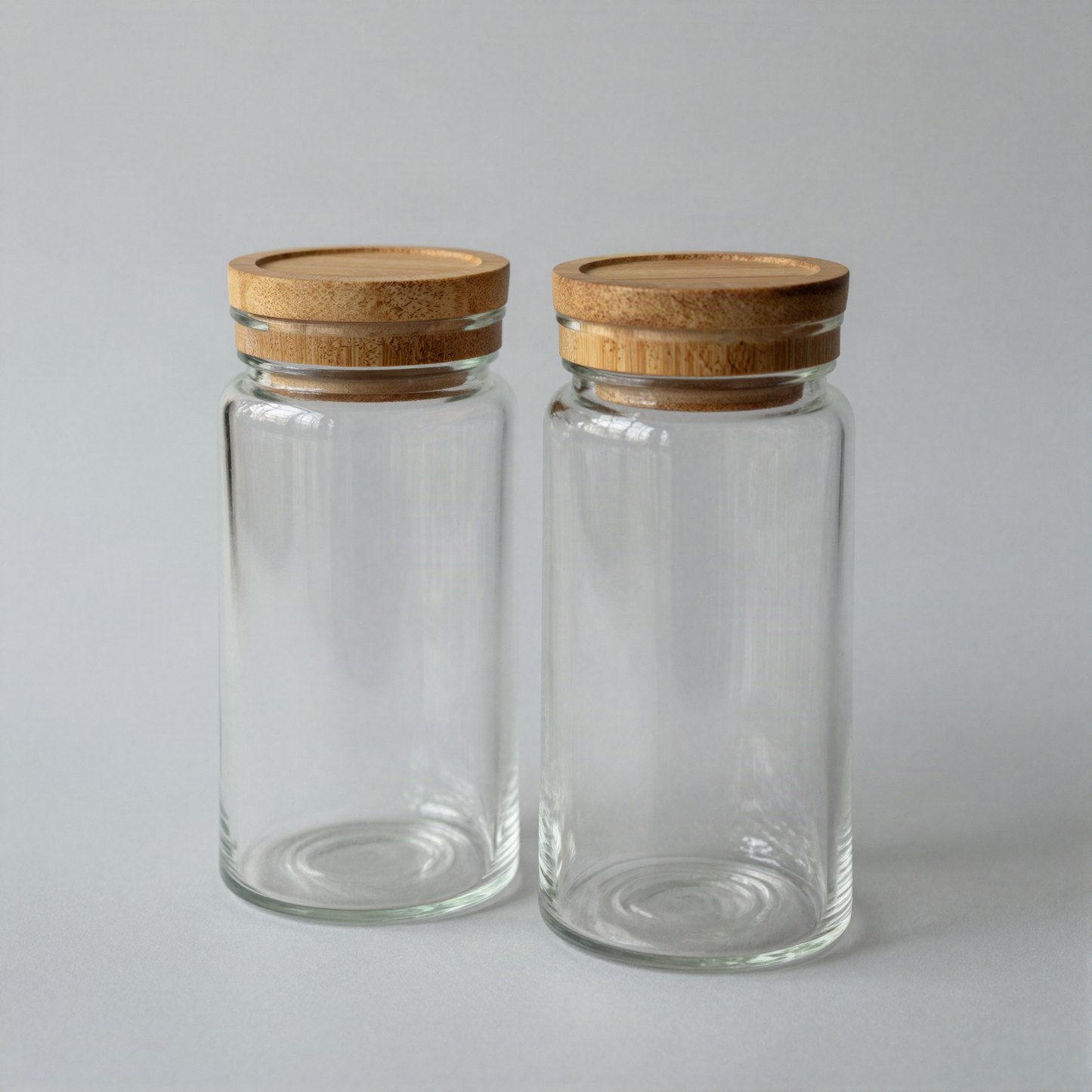 Ribbed Glass Apothecary Jars