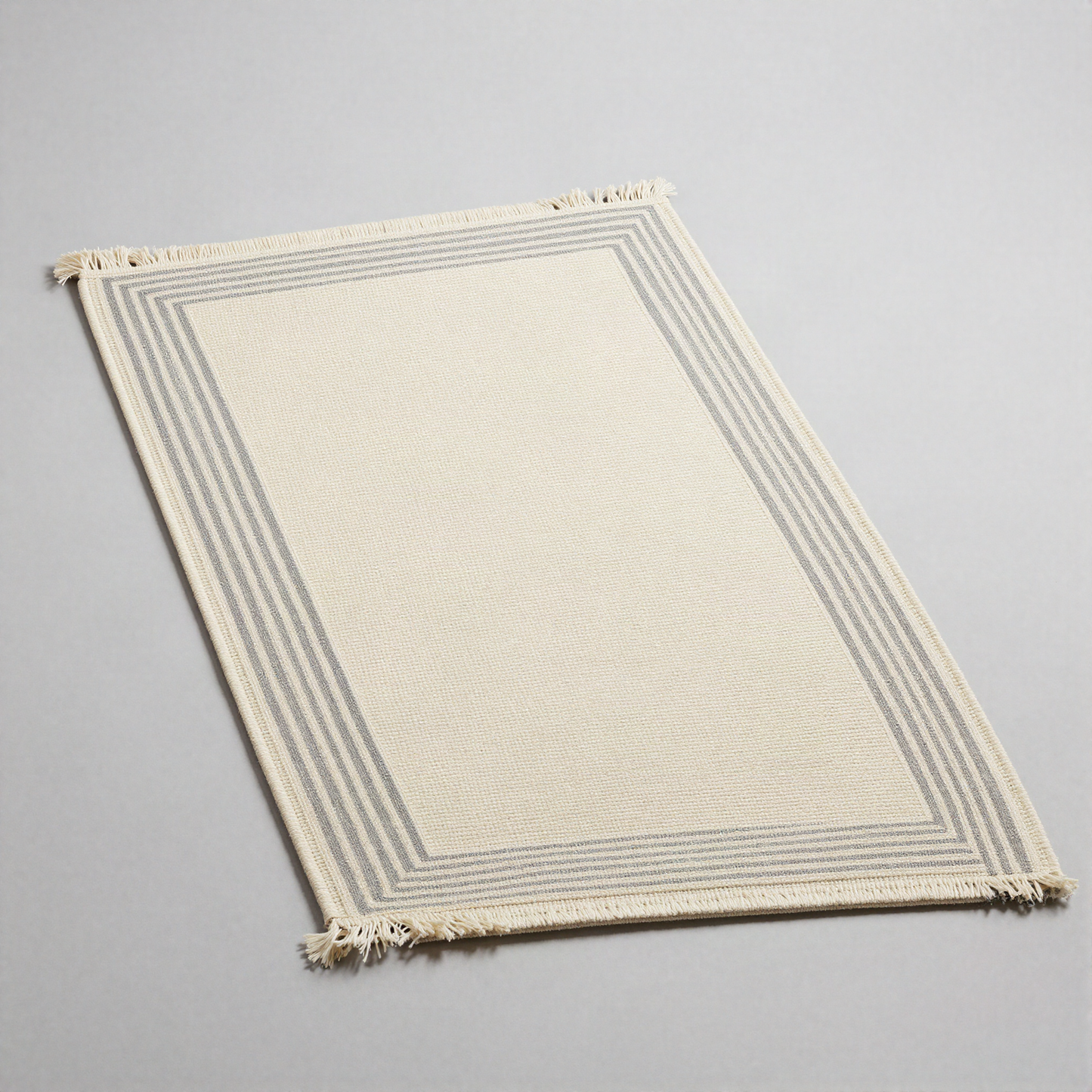 Woven Cotton Bath Rug