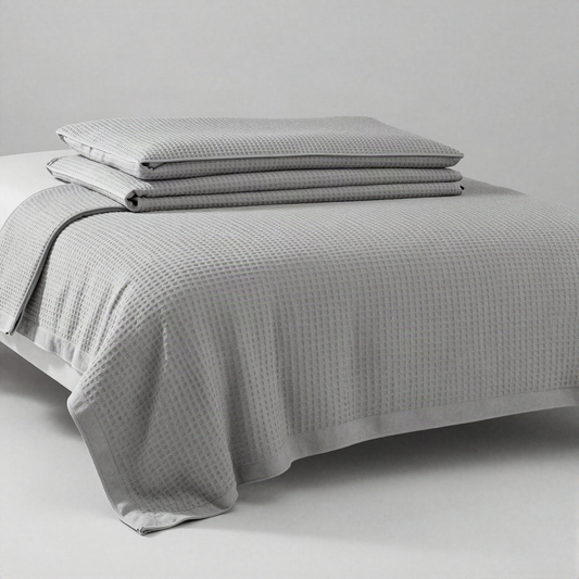 Waffle Cotton Bed Blanket