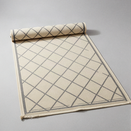 Moroccan-Style Diamond Rug