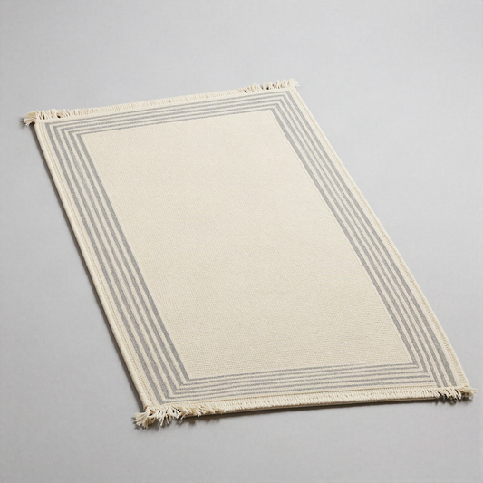 Woven Cotton Bath Rug